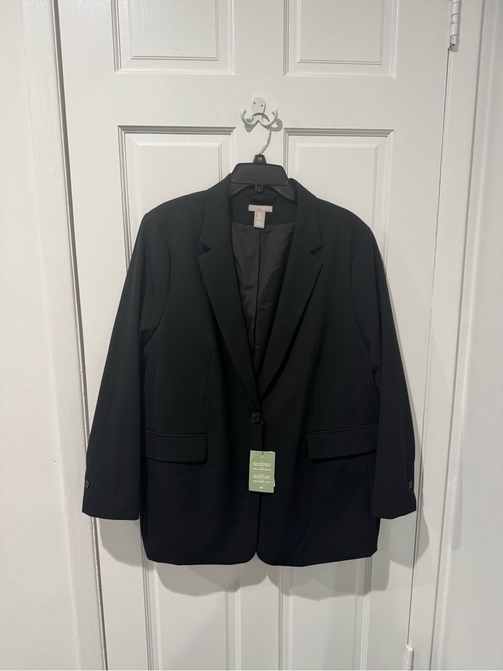 H&M Black Single-Button Blazer